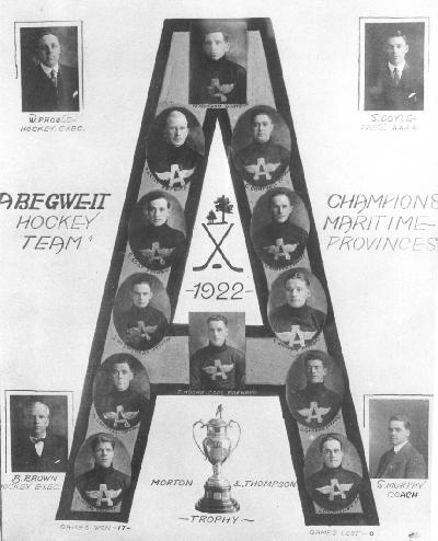 1921 -22-23 Charlottetown Abegweit – Team – Hockey